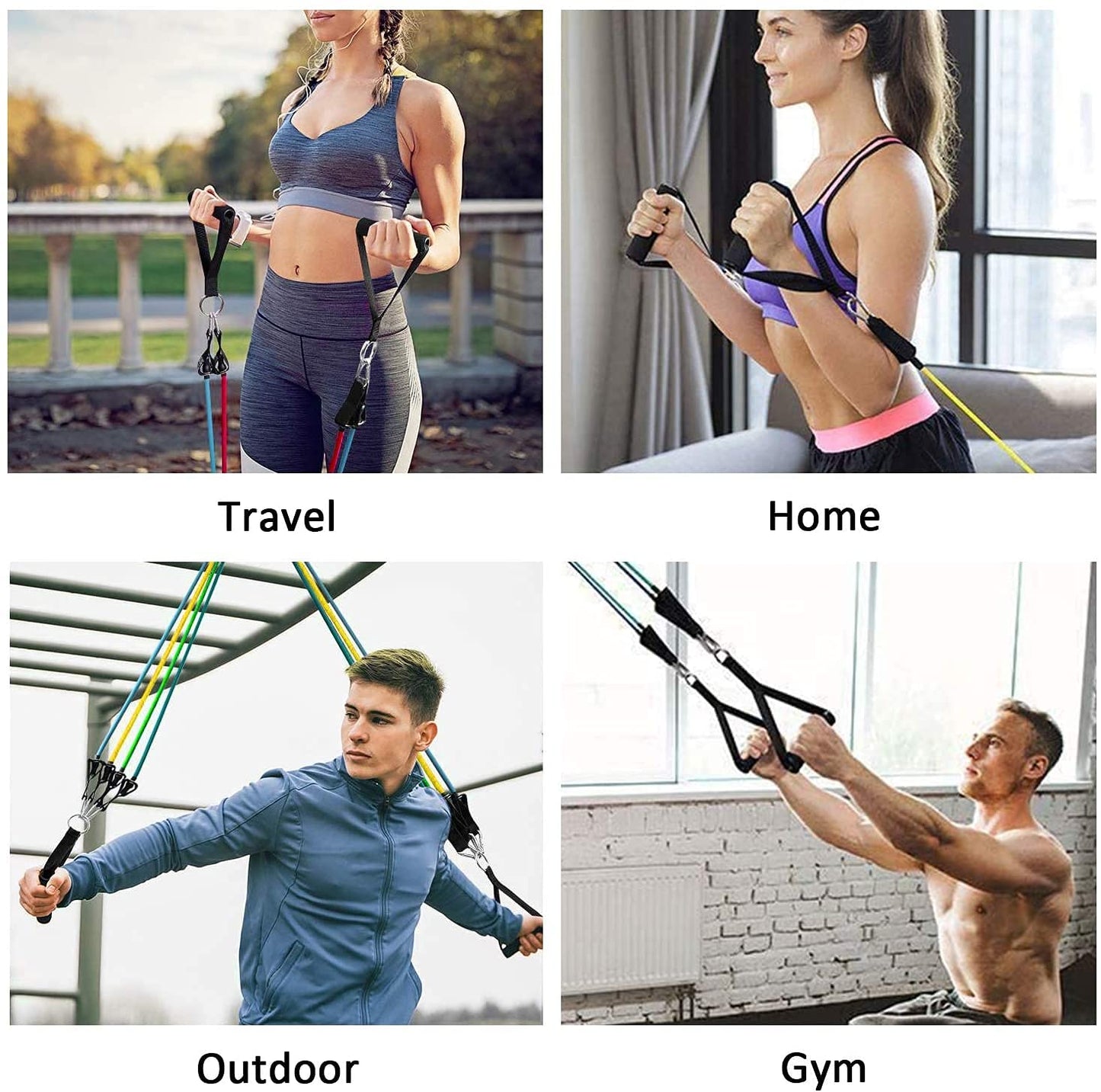 Power Resistance Bands for Workout for Women & Men - Anrcollective